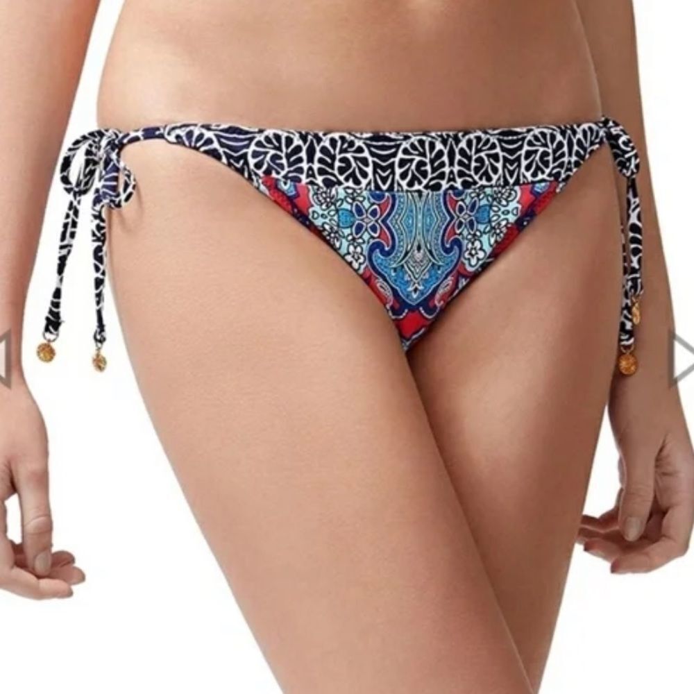 NEW Tommy Bahama Riviera Tile Reversible Bikini Bottom Small